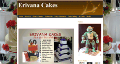 Desktop Screenshot of erivanacakes.com